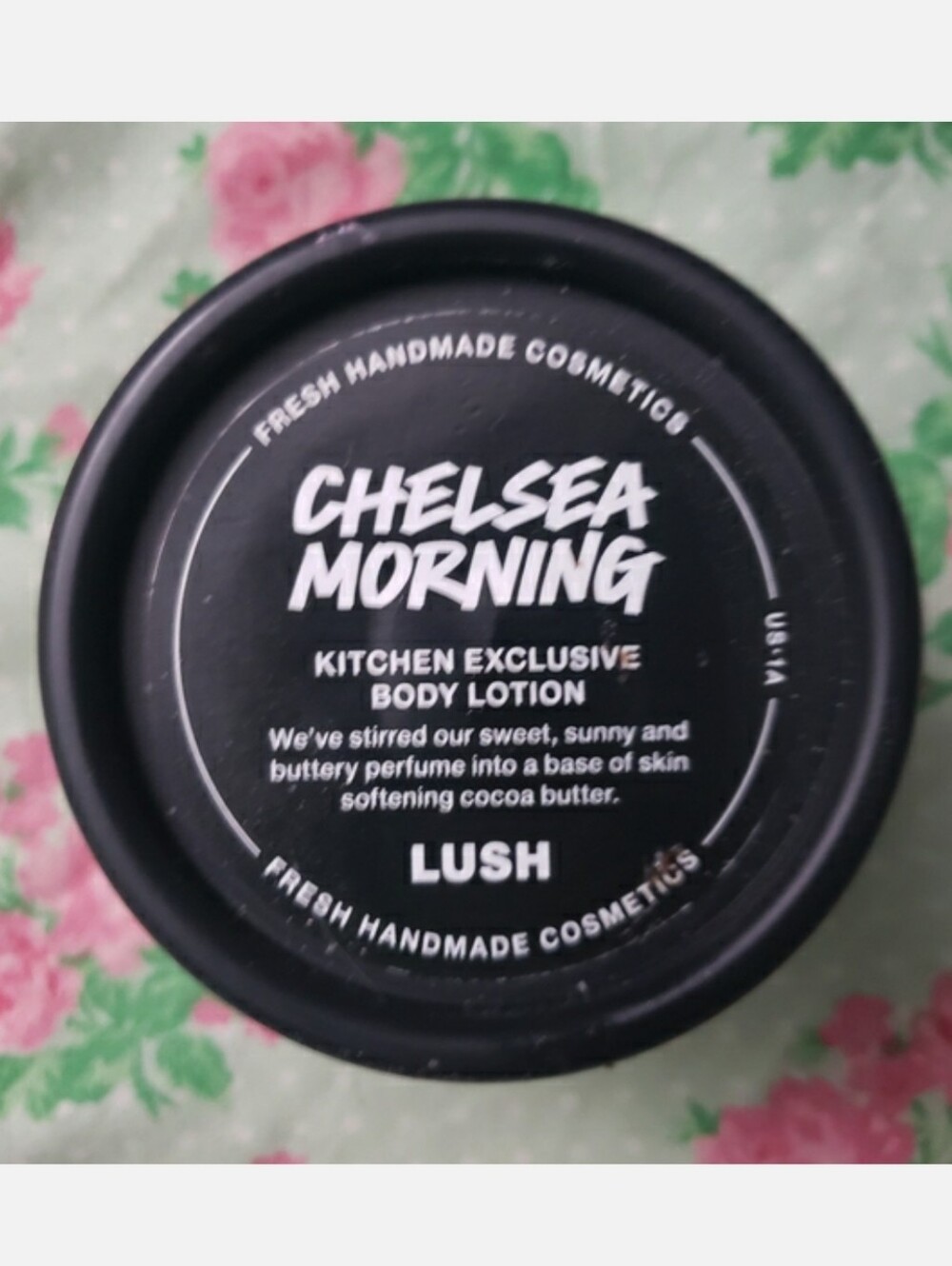 Lush Chelsea Morning Body Lotion - Black and White Jar